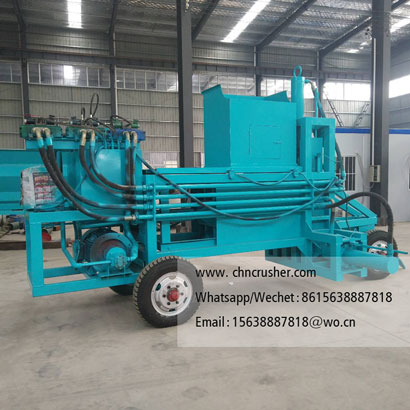 Coconut fiber baling machine