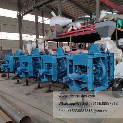 Ring-type wood debarking machine