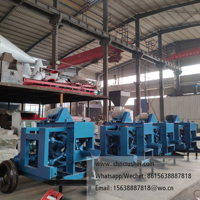 Ring-type wood debarking machine