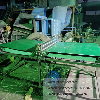 Woodskin cutting machine