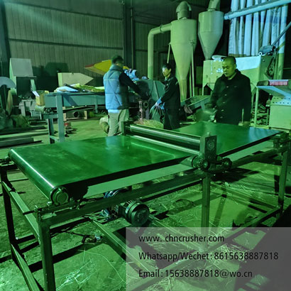 Woodskin cutting machine