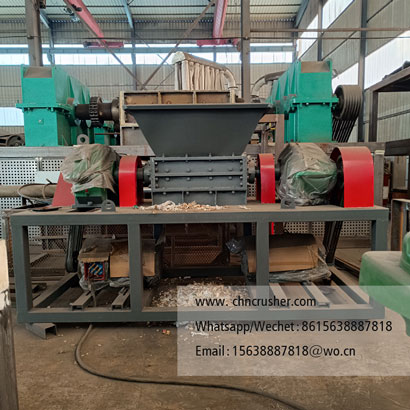 Coconut shell shredder