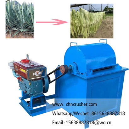 Hemp fiber extraction machine