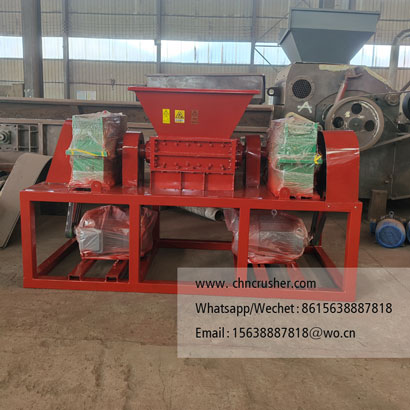 Coconut shell shredder