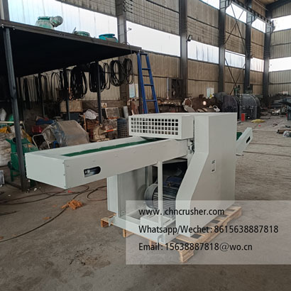 Fiber material shearing machine