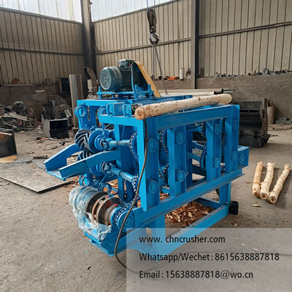 Ring-type wood debarking machine