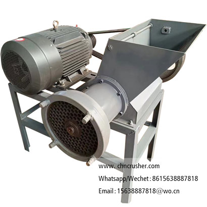 Bone-crushing meat grinder