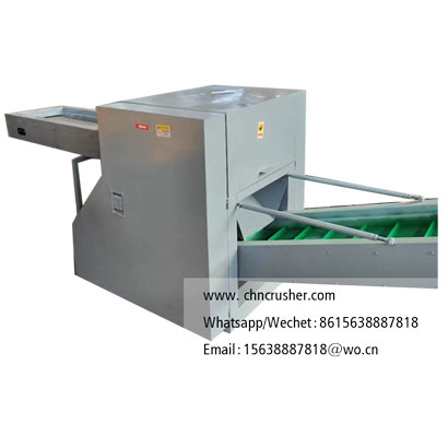 Fiber material shearing machine