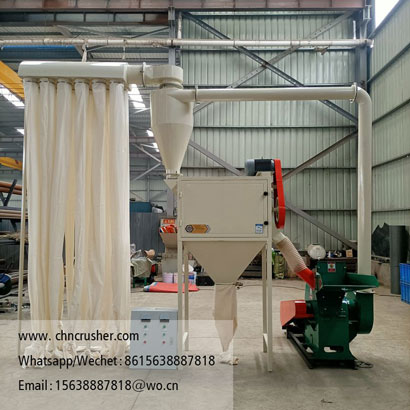 Mugwort fiber processing machine