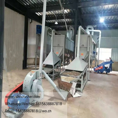 Mugwort fiber processing machine