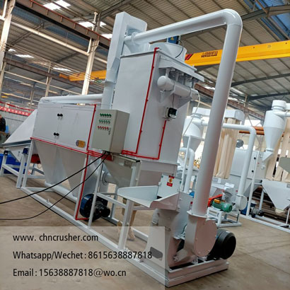 Mugwort fiber processing machine