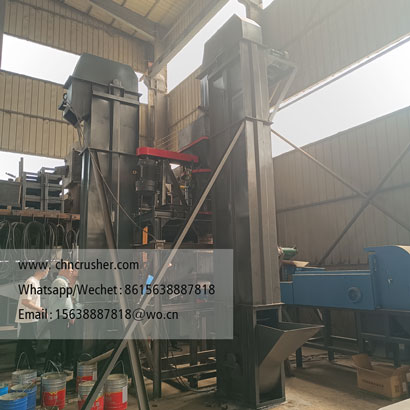 Oral liquid bottle crushing and screening production line