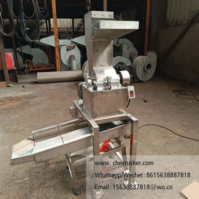 Injection vial crushing machine