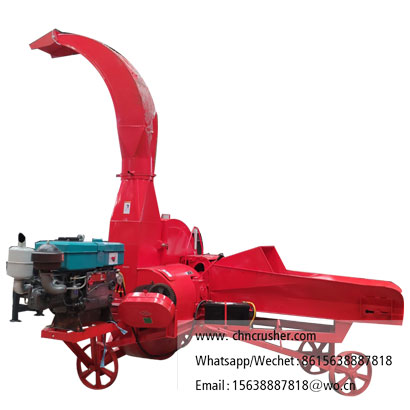 Branch, straw, and bark shredder