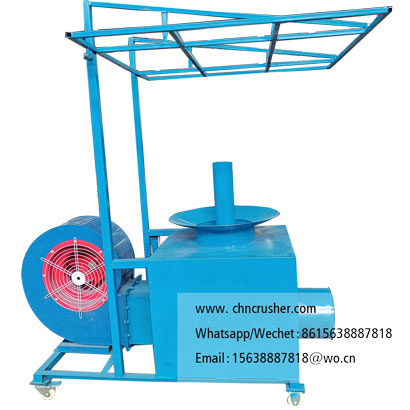 Bulk bag residue cleaning machine