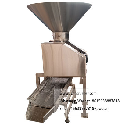 Injection vial crushing machine