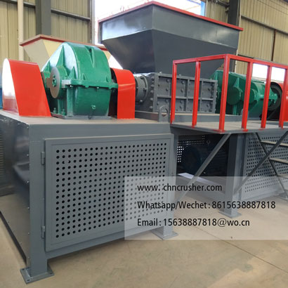 Metal twin-shaft shredder