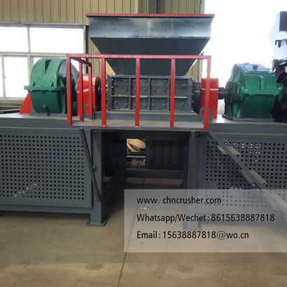 Fiberglass reinforced plastic crusher