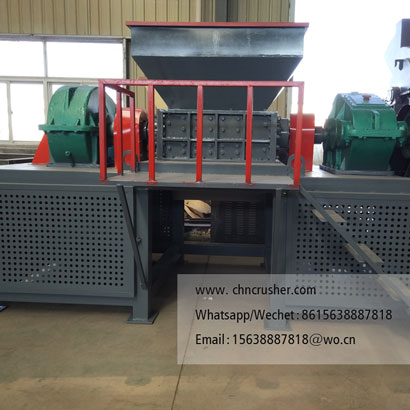 Metal twin-shaft shredder