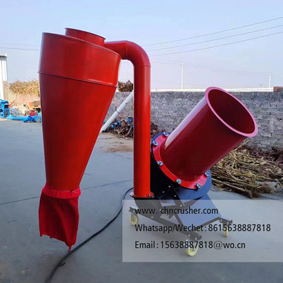Small Cylindrical Straw and Stubble Crusher