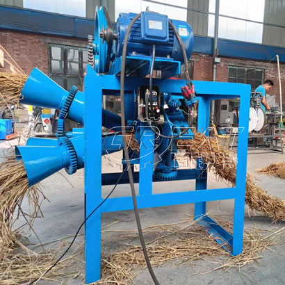 straw rope weaving machine