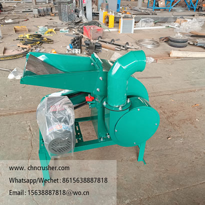 Small rice husk crusher