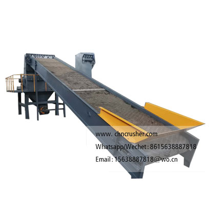 Conveyor-Fed Straw Crusher