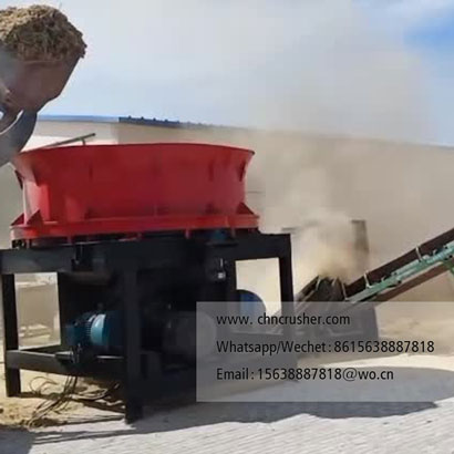 Disc-Type Reed Shredder for Square and Round Bales