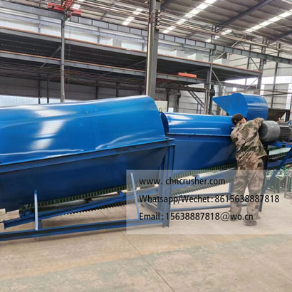 Bagged Expired Food Crushing and Debagging Machine