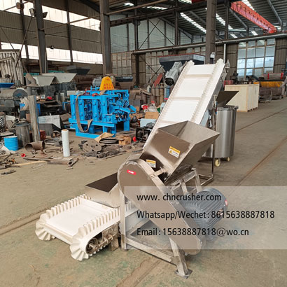 Integrated Industrial Ice Crushing, Conveying, and Mixing Line