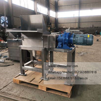 Stainless steel frozen fish chopper