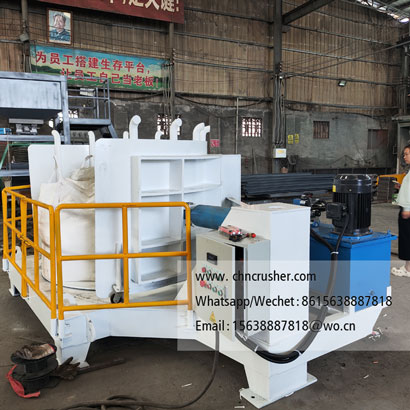 Ton bag loosening machine