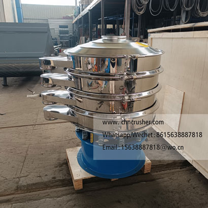 Multi layer rotary vibrating screen