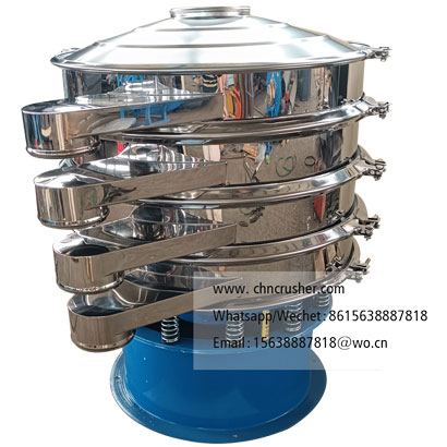 Multi layer rotary vibrating screen