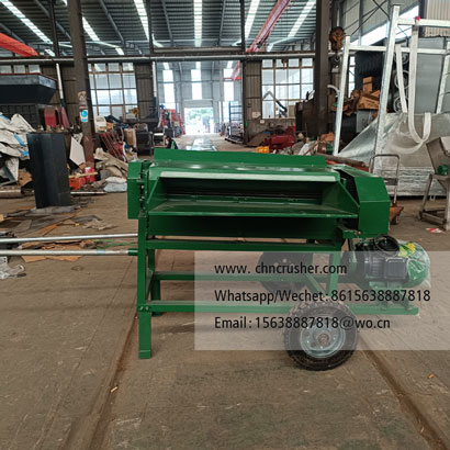 Electric hemp fiber extraction machine