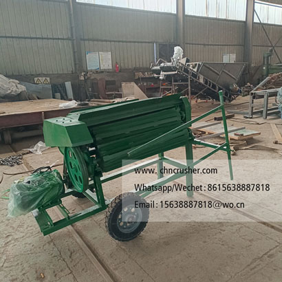 Electric hemp fiber extraction machine