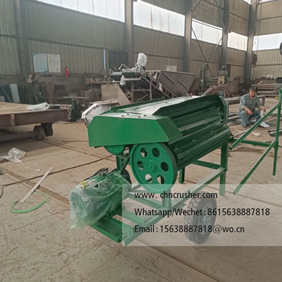Electric hemp fiber extraction machine