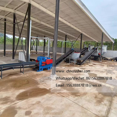 Log Chipping and Fine Crushing Production Line