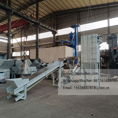 Enclosed large stainless steel crusher