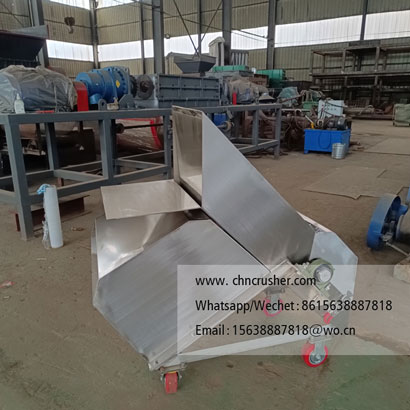 Stainless steel frozen food shredder
