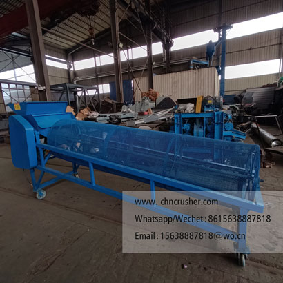 Cypress fruit shelling machine
