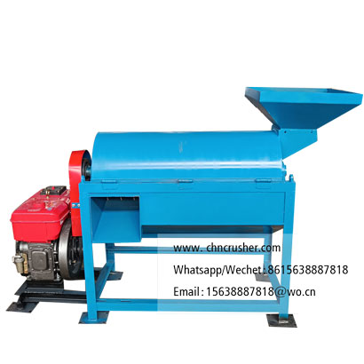 Diesel-powered coconut fiber extraction machine